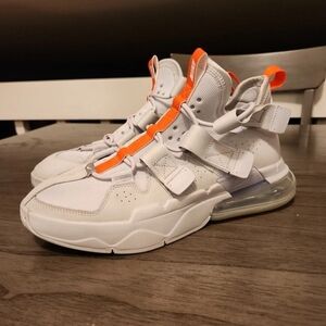 Nike White and Orange Athletic Shoes